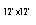 Text Box: 12� x12�
