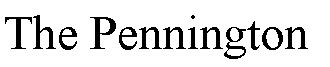 Text Box: The Pennington